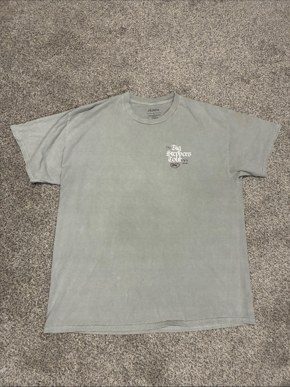 Vintage-Style Sage Short Sleeve Graphic Tee